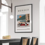 wall art poster print framed unframed Monaco